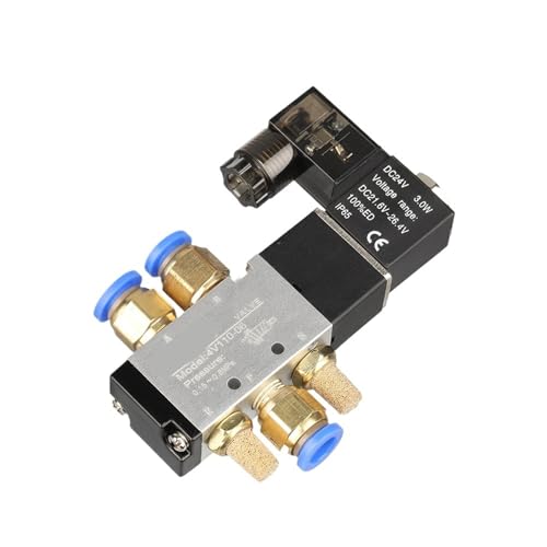 Distributeur pneumatique 4V110-06 à commutation rapide 5 voies AC 110V - 2