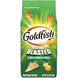 Goldfish Flavor Blasted Xtra Cheesy Pizza Cheese Crackers, 6.6 Oz Bag