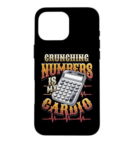 Crunching Numbers Is My Cardio �ʔ�����v�m�R���g���[���[ �X�}�z�P�[�X iPhone 16 Pro Max �p