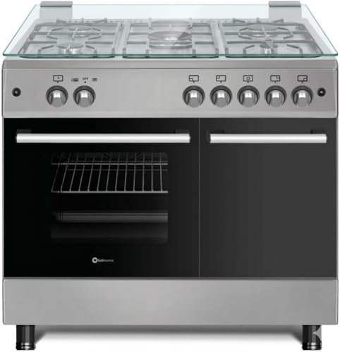 SOLTHERMIC F9LT50G2IX COCINA GAS PORTABOMBONA ACERO INOXIDABLE / 5 FUEGOS (1 WOK-DOBLE) / HORNO / **ENTREGA A DOMICILIO Y RETIRADA DEL USADO GRATIS/ALTA GAMA