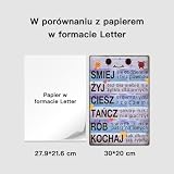 Putuo Decor Metalowa Tablica Inspirująca „Śmiej się codziennie, żyj dla siebie” Stylowa Ozdoba na Ściany do Sypialni, Salon, Dziecięcego Pokoju i Prezent dla Bliskich, 20x30cm