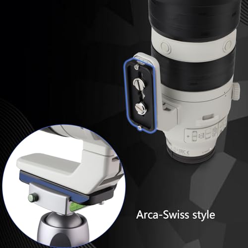 Leftfoto Objektivplatte für Sony FE 200-600mm f/5.6-6.3 G OSS (SEL200600G) Objektiv, Ersatzfußhalterung im Arca-Swiss-Stil.