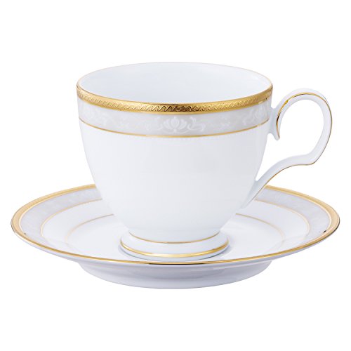 Noritake ノリタケ カップ & ソーサー ( コーヒー ティー 兼用) 250cc ハンプシャーゴールド ファインポー...