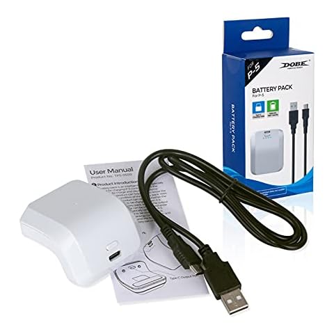 Banco de carga de batería portátil Ruiqas 1500 mAh para PS5 Cover