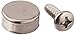 Christensen & Nielsen License Plate Screw Covers - Anti Theft Security - Full Instructions and Support - Stainless Steel - Looks Good for Years - Set of 4 with 4 SS Fasteners