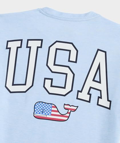 vineyard vines Boys' USA Flag Whale Short-Sleeve Harbor Performance Tee3