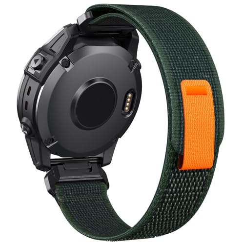 NotoCity for Garmin Fenix 6x Pro Strap, for Garmin Fenix 5x/5x Plus/6x/7x/7x Pro Strap, Quickfit 26mm for Fenix 3/3HR