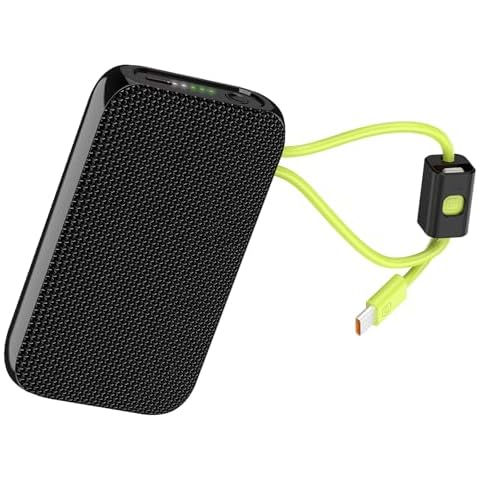 Teeind Portable Charger, 10000mAh 22.5W Out Power & USB C in Bank Fast Charging, PD 3.0+QC 4.0 LED Display Phone Battery Pack Compatible with iPhone 15 14 13 12 Pro Samsung S21 etc.(Black) Cover