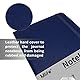 Mlife A5 Journal Notizbuch, 192 Seiten, Hardcover mit elastischem Verschlussband und Falttasche (Blau)