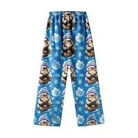 Generisch Flannel Schlafanzug Hose Flauschig Warme Weihnachtshose