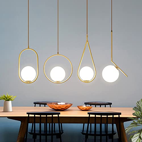 Lámpara de techo tipo araña dorada regulable para solucionar techos bajos con luces LED 5