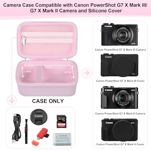 Funda rígida para cámara Canon PowerShot G7 X Mark III/II miniatura 3