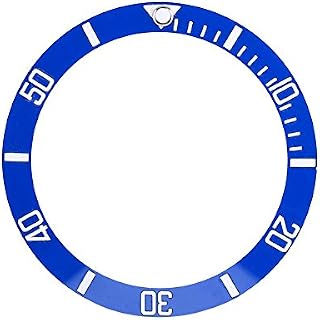 Watch Bezel Insert Parts, Watch Wristwatch Bezel Insert Loop Replacement Parts,Watch Replacement Parts, Watch Repair Kit Ceramic Watch Wrist Replacement Parts(Blue)