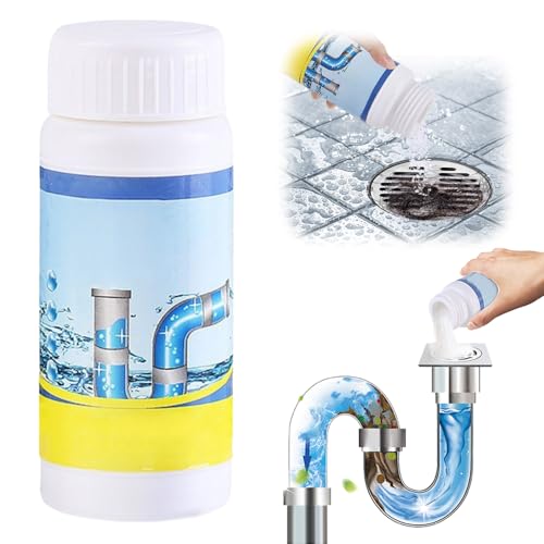 Fuerte Desatascador Tuberias Profesional, 2025 Nuevo Desatascador Fregadero Desodorante Antical Productos de Limpieza Adecuado para Lavabos Alcantarillas Inodoros Baños (1PCS)