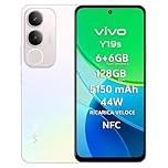 vivo Y19s Smartphone 4G, 6+6 GB RAM+128 GB, Fotocamera AI 50MP, Batteria 5150 mAh, Ricarica Veloce 44W, Display 6.68” 90Hz 1000 Nits, Audio 300% Stereo, UltraSottile 8.1mm