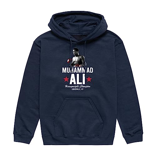 HYBRID APPAREL - Muhammad Ali - Boxing Legend - Heavyweight Champion, KY - Men's Pullover Hooded Fleece Sweatshirt