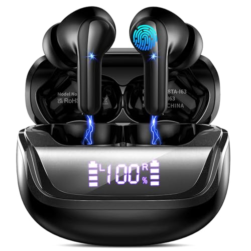 Écouteurs sans fil Bluetooth 5.4, annulation bruit, 48h autonomie, IP7