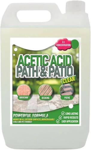 5 Litre Super Strength Acetic Acid Concentrated Vinegar Horticulture Patio