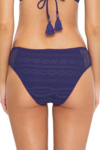 Image of Becca by Rebecca Virtue Adela Tab Side Hipster Bikini Bottom, Starry Night, XS