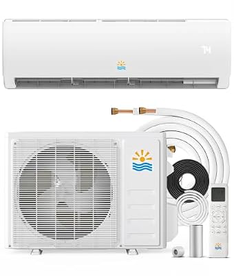 Rellytech 11500 BTU Mini Split AC/Heating System 17 SEER2 Ductless Inverter