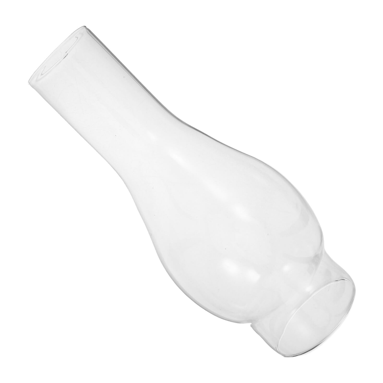 FUTUREORYY Glass Oil Lamp Globe Replacement Hurricane Lamp Chimney Glass Shade Indoor Use Vintage Oil Lantern Cover Compatible with Pillar Candle Shades