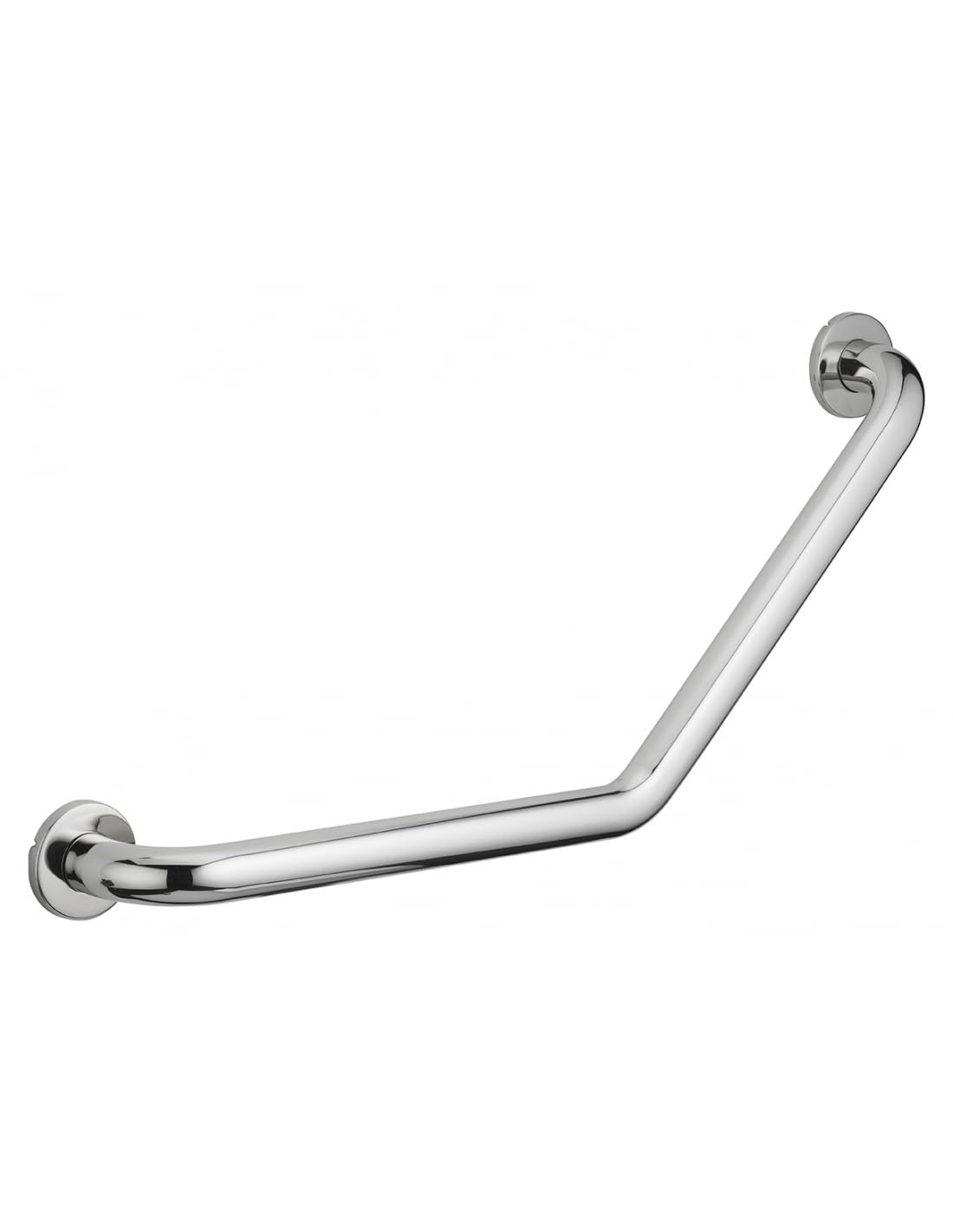Maniglione bagno disabili, barra di ausilio angolare, 135° 350x350mm, diametro Ø 32mm, acciaio inox 304 cromato lucido - THIRARD