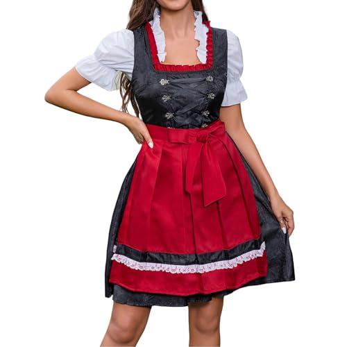 Robe traditionnelle en dentelle Dirndl chic et costume de mode traditionnelle
