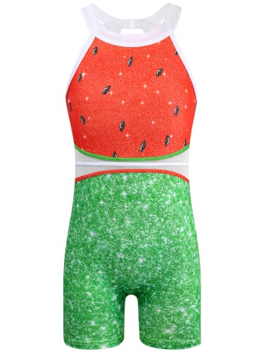 Image of HOZIY Leotards for Girls Gymnastics Kids Children Biketard Snowflake Ribbon Blue Purple Hot Pink Sparkle