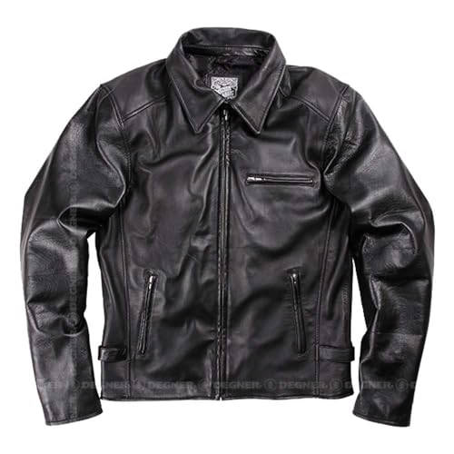 fOi[ (DEGNER) Y U[WPbg LEATHER JACKET I[goCp 3V[Y t  H ubN M 17SJ-1