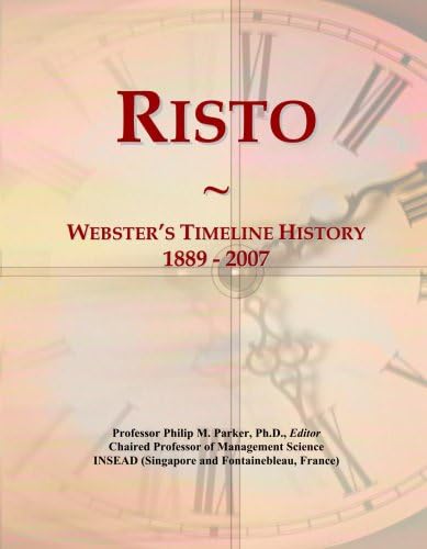 Risto: Webster's Timeline History, 1889 - 2007