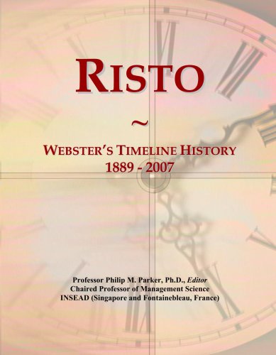 Risto: Webster's Timeline History, 1889 - 2007