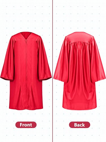 Image of QZYL Kindergarten Graduation Cap and Gown Set, 2026 Congrats Grad Outfit with Tassel & Certificate for Kindergarten