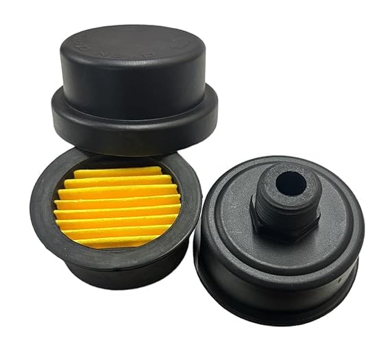 Oil free Compressor Air Filter with Yellow Filter Element, Black Housing, Thread size 20mm-picture-15