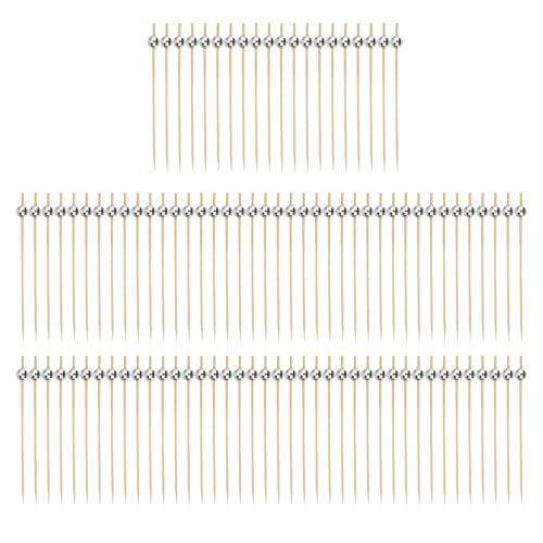 Palillos de dientes con bola de discoteca, 100 unidades, palillos de frutas, bola de discoteca, para interior y exterior, suministros de , vacaciones, Navidad, sándwiches de barbacoa