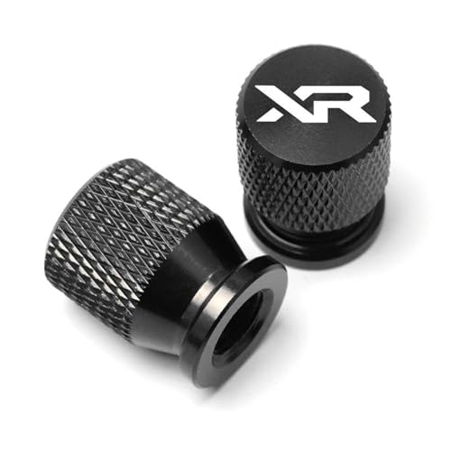 Bouchon de valve noir étanche en alliage pour jante Honda XR