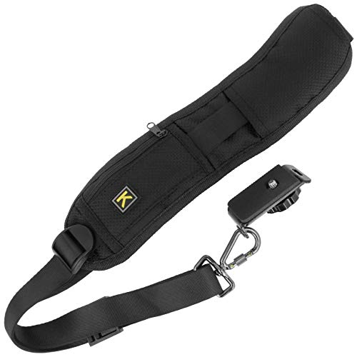 Minadax Cámara Correa de Hombro Correa Negro Cierre Rápido para DSLR Cover