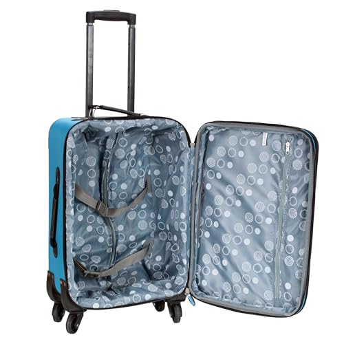 Image of Rockland Synthetic Turquoise Carry-On (F2281 Turquoise)