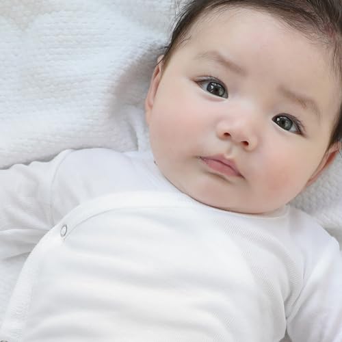 Image of HonestBaby Baby 3-Pack Organic Cotton Long Sleeve Side-snap Kimono Bodysuits