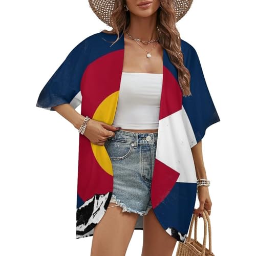 2025 Women's Comfortable Cardigan Open-Front Short Sleeve Beach Cover Ups - Main Image