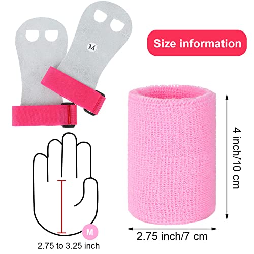 image for Vinsot 2 Gymnastics Grips Wristbands Sets for Girls Kids Youth, Bar Gr
