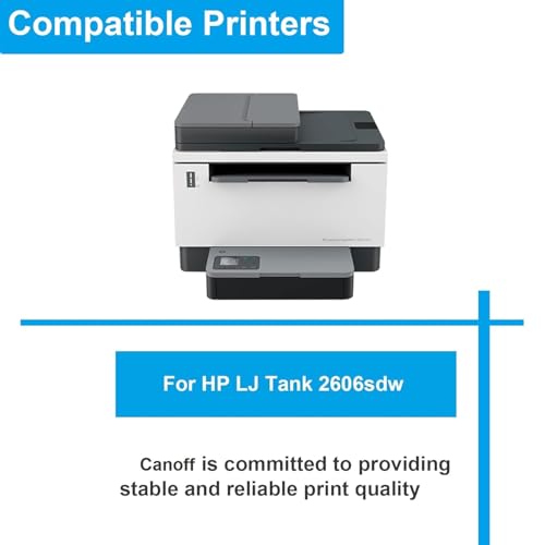 Image of CANOFF 158A Toner Cartridge Compatible for H.P. 158A Toner Reload Kit for H.P. LaserJet Tank 1005w, 1020w, MFP 2606sdw, 1020, 1005, 2605sdw,1604w,1602,2602,2603,2604,2606 Series (Pack of 4Pcs.)