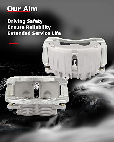 Image of cciyu 18-B4764 18-B4765 Rear Left & Right Brake Calipers w /Bracket fit For Cadillac Escalade ESV EXT,For Chevy Avalanche Silverado Suburban 1500 Classic HD Tahoe,For GMC Sierra 1500 HD Yukon XL 1500