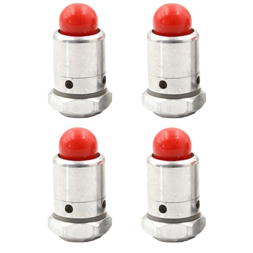 Válvulas de seguridad para olla a presión HANABASS, reemplazo de 4 piezas, diámetro grande, válvulas universales para liberación de vapor y tapas limitadoras de presión para partes de olla miniatura 1