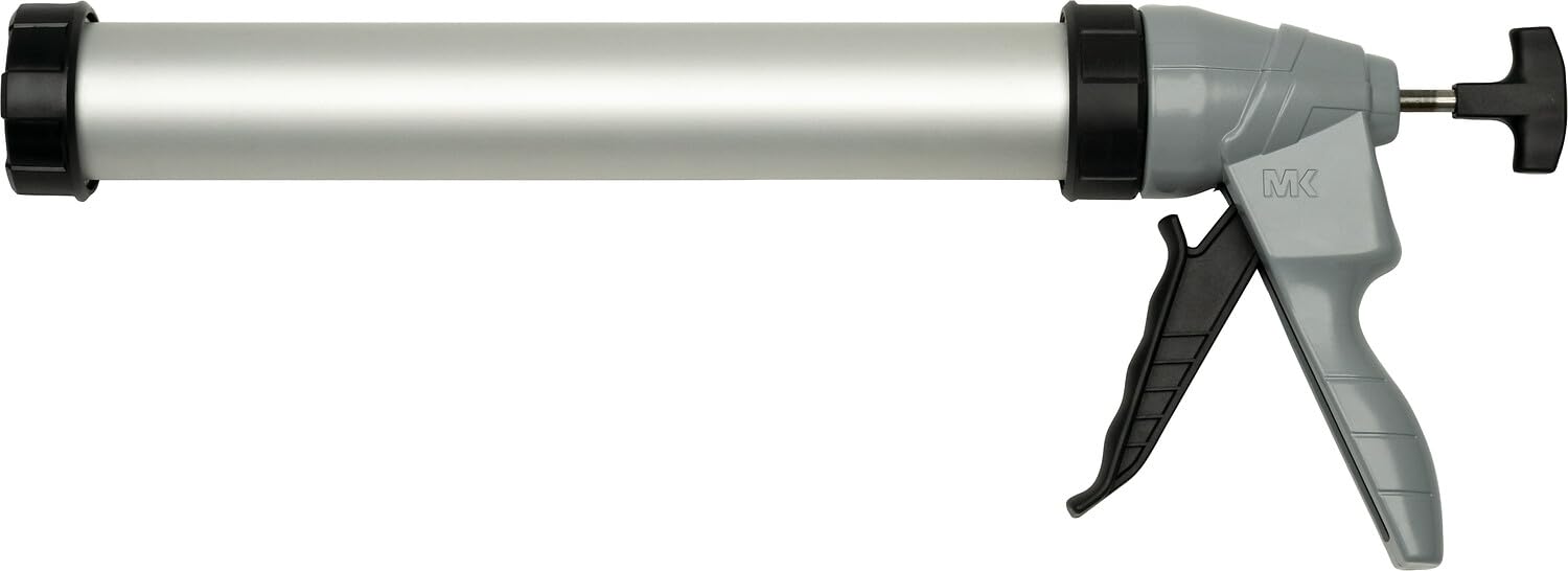OTTO Pistola de prensa manual H 600 HP+ – Prensa de cartuchos profesional para bolsas de aluminio de 600 ml y cartuchos de 280 – 310 ml – Pistola de silicona resistente con cilindro de aluminio