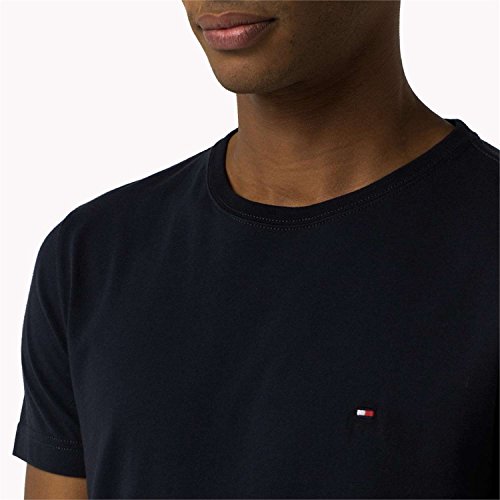Tommy Hilfiger Flag C-NK Tee S/S RF Maglietta, Blu...