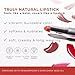 Honeybee Gardens Truly Natural Long Lasting Lipstick, Queen Bee Lipstick, Signature Red, Naturally Hydrating & Nourishing, Vegan, Gluten-Free & Cruelty-Free, 0.11 oz / 3 g