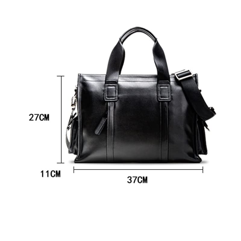 HBJWOV Casual Briefcase Handbag Large Capacity Business Computer Bag Single Shoulder Crossbody Bag3