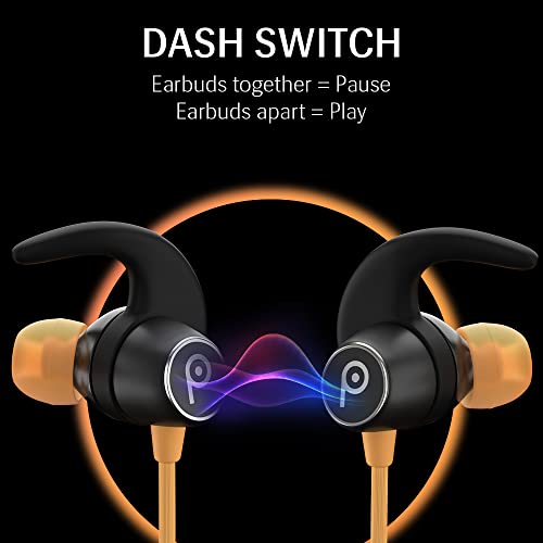 Image of Lava Probuds N11 Bluetooth Neckband with Dash Switch & 42 hrs Playtime, Quick Charge Technology(10min = 13hrs), IPX6 Rating, 12 mm Drivers and Pro Game Mode(Kai Orange)