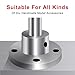 Cionyce 2 PCS 8mm Flange Shaft Coupling, Rigid Flange Coupling Motors Guide Shaft Support Coupler, High Hardness Coupling Connector Flanged Shaft Mount for DIY RC Model Motors