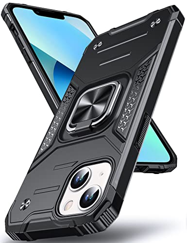 Coque iPhone 13 Mini antichoc protection militaire housse noire aimantée